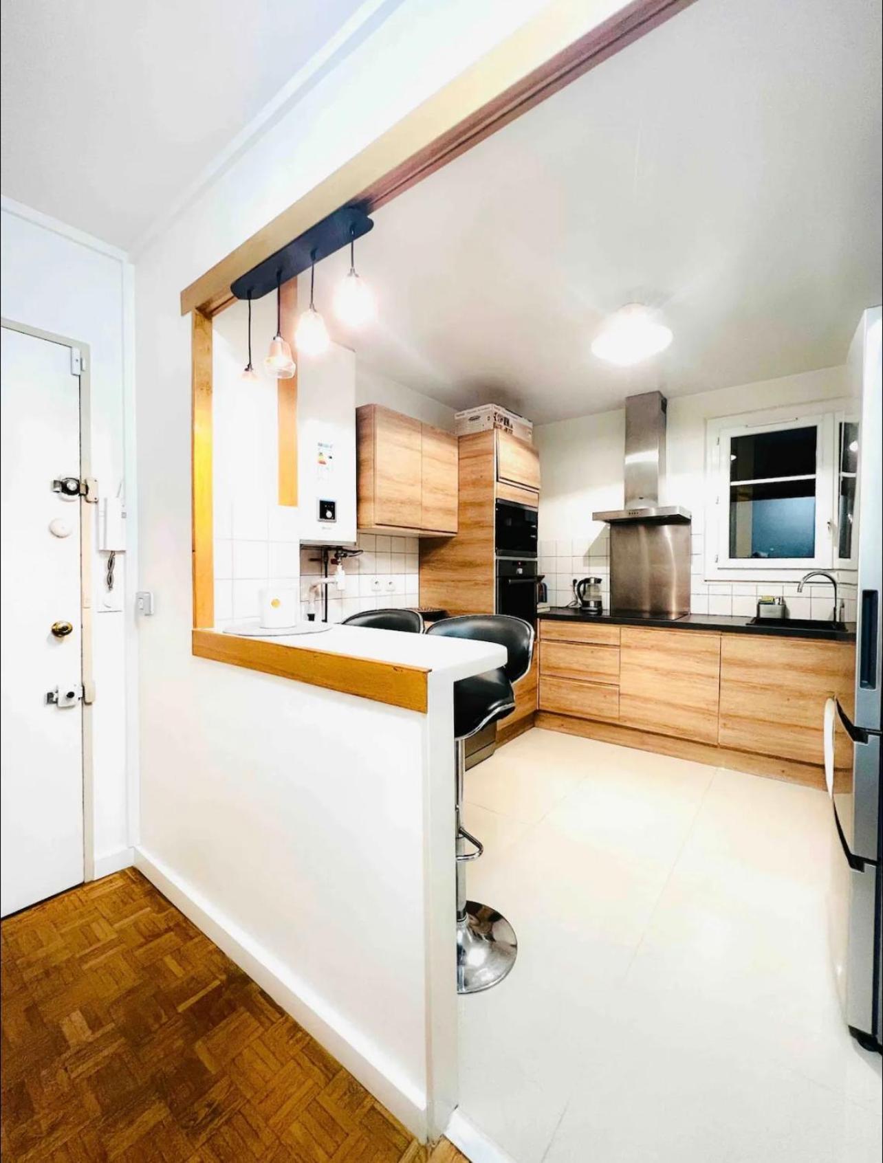 Modern 2 Bedroom Apartment Near Paris Metro, Giant Flat Screen Tv 85 Inches, Balcony, Free Parking Ivry-sur-Seine Zewnętrze zdjęcie
