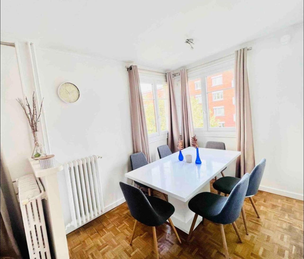 Modern 2 Bedroom Apartment Near Paris Metro, Giant Flat Screen Tv 85 Inches, Balcony, Free Parking Ivry-sur-Seine Zewnętrze zdjęcie